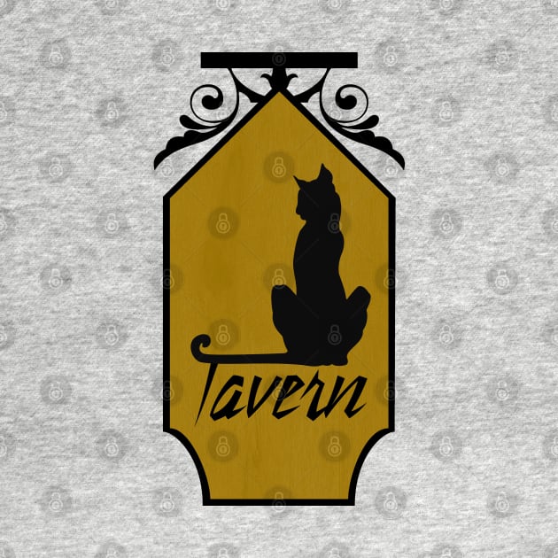 Black Cat Tavern by Kaztiel